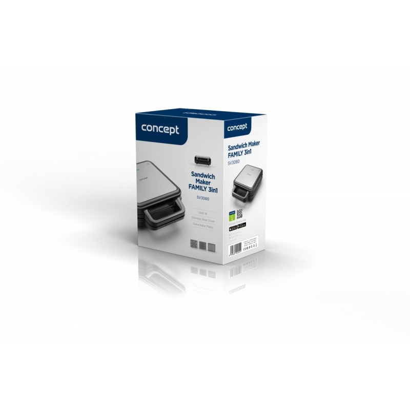Opiekacz do kanapek 3w1 SV3080 | PartsPC.pl