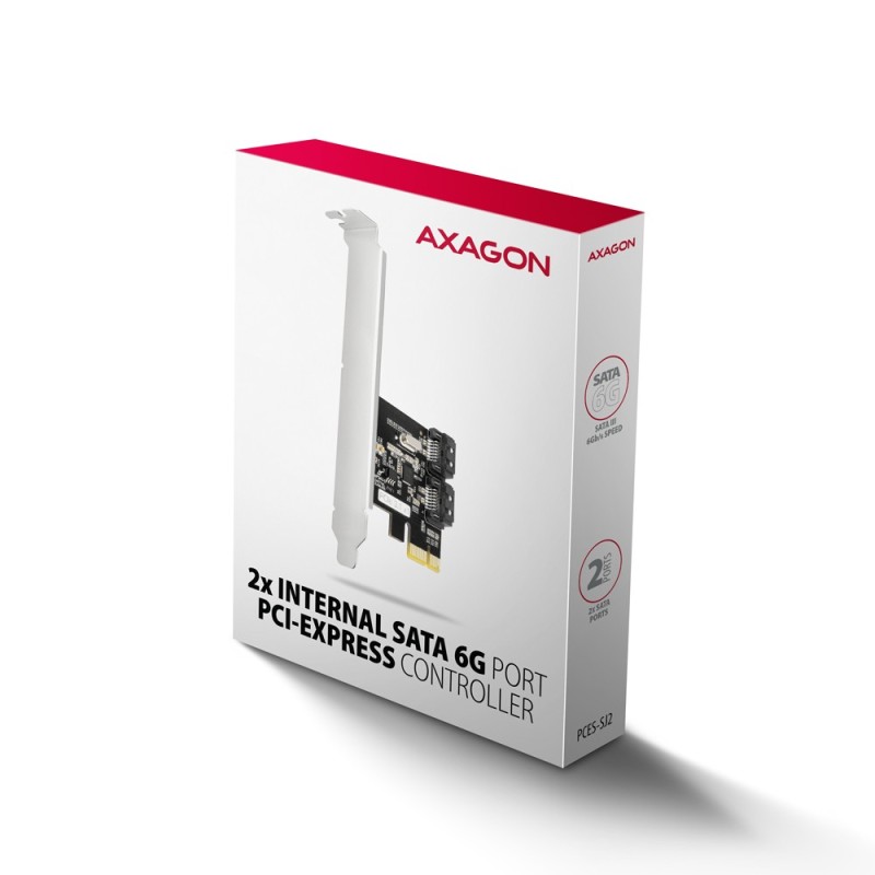 PCES-SJ2 Kontroler PCIe 2x wewnętrzny port SATA 6G, chipset … | PartsPC.pl