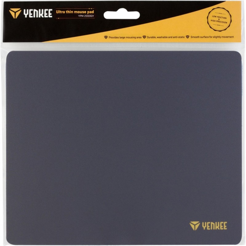 Podkładka pod mysz YPM 2000GY 220x180x0,3mm | PartsPC.pl