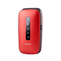 Telefon komórkowy dla seniora KX-TU550 4G  czerwony | PartsPC.pl
