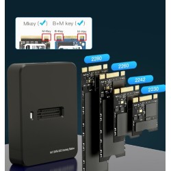 Stacja dokujaca dysków M.2 SATA i NVME USB-C | PartsPC.pl