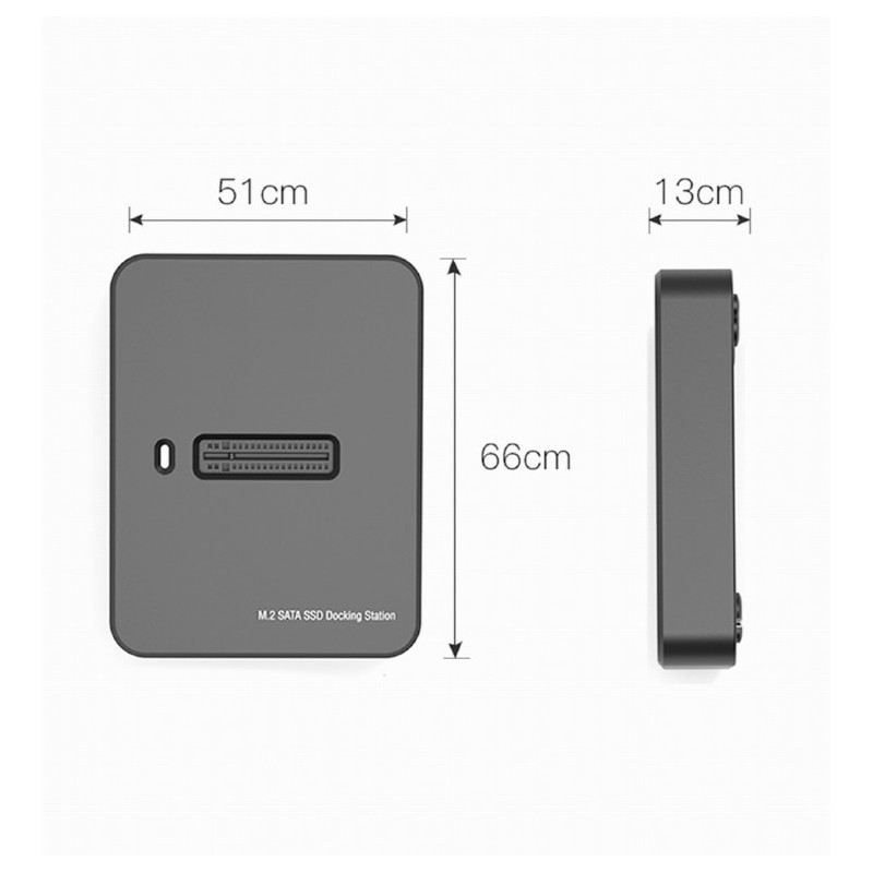 Stacja dokujaca dysków M.2 SATA i NVME USB-C | PartsPC.pl