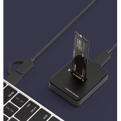 Stacja dokujaca dysków M.2 SATA i NVME USB-C | PartsPC.pl