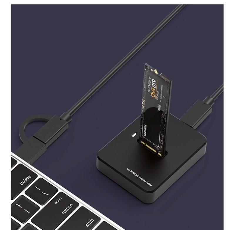 Stacja dokujaca dysków M.2 SATA i NVME USB-C | PartsPC.pl