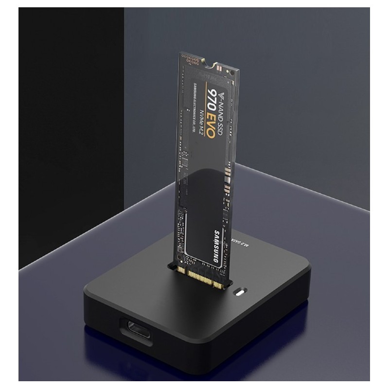 Stacja dokujaca dysków M.2 SATA i NVME USB-C | PartsPC.pl