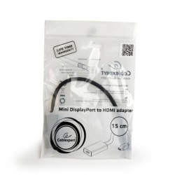 Adapter 4K Mini DP na HDMI Czarny | PartsPC.pl