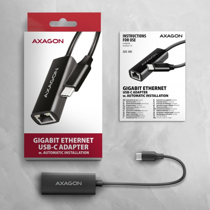 ADE-ARC Karta sieciowa Gigabit Ethernet adapter, USB-C 3.2 G… | PartsPC.pl