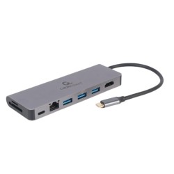 Hub USB-C do HDMI 1xUSB-C GbE 2xUSB-A Card PD | PartsPC.pl