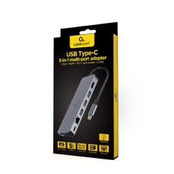 Hub USB-C do HDMI 1xUSB-C GbE 2xUSB-A Card PD | PartsPC.pl