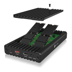 Stacja ICY BOX IB-2817MCL-C31  z funkcją klonowania dla 2x N… | PartsPC.pl