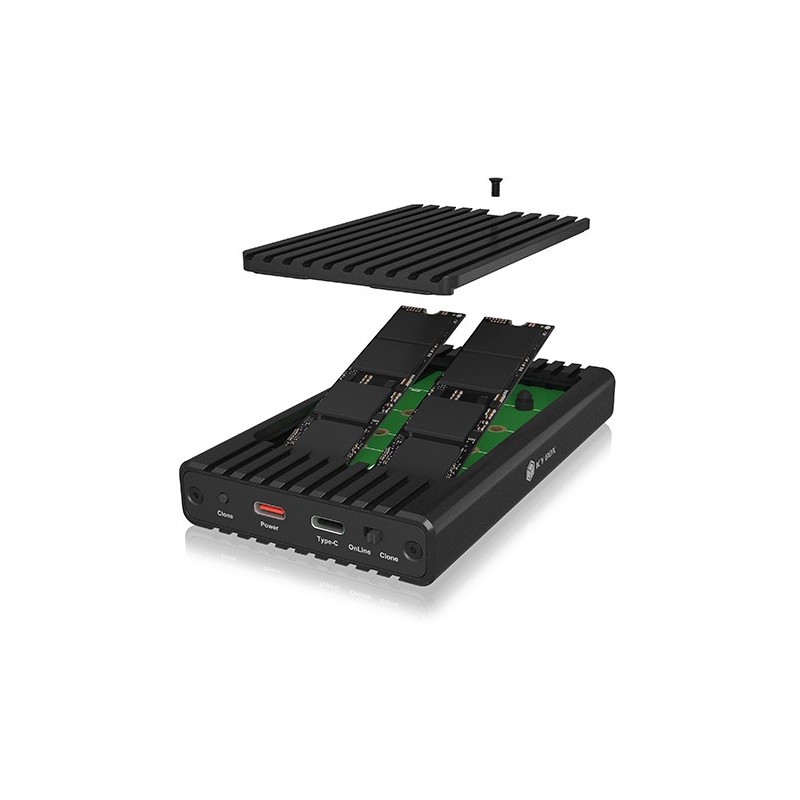 Stacja ICY BOX IB-2817MCL-C31  z funkcją klonowania dla 2x N… | PartsPC.pl