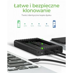 Stacja ICY BOX IB-2817MCL-C31  z funkcją klonowania dla 2x N… | PartsPC.pl