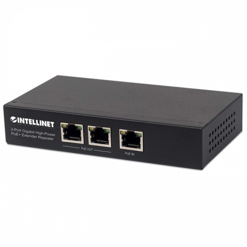 Regenerator Extender PoE+ 2-portowy Gigabit 802.3at/af | PartsPC.pl