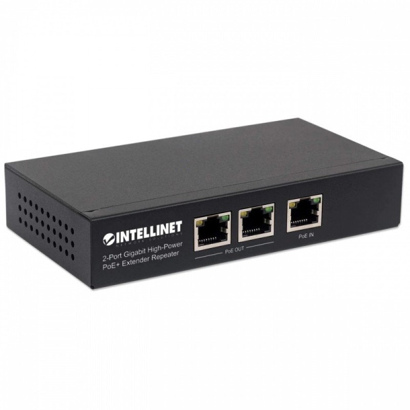 Regenerator Extender PoE+ 2-portowy Gigabit 802.3at/af | PartsPC.pl