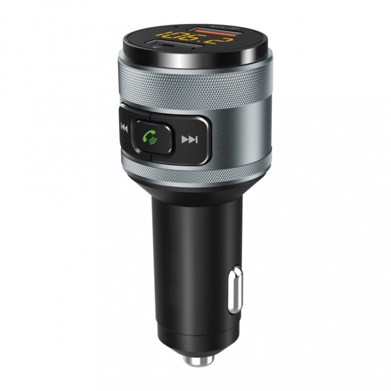 Transmiter samochodowy FM MP3 z funkcją BT, USB LCD FM-57 QC… | PartsPC.pl