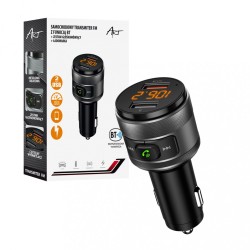 Transmiter samochodowy FM MP3 z funkcją BT, USB LCD FM-57 QC… | PartsPC.pl
