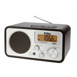 Radio KORMORAN FM/LW USB Brązowe | PartsPC.pl