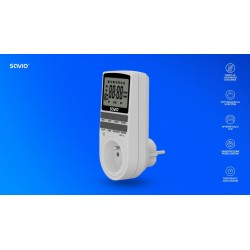 Programator czasowy z ekranem LCD, 16A, 3680W, AE-03 | PartsPC.pl