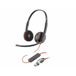 Słuchawki Blackwire 3220 Stereo USB-C Headset +USB-C/A Adapt… | PartsPC.pl