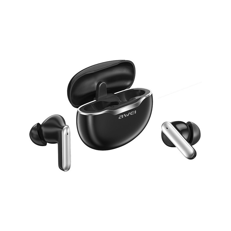 Słuchawki stereo Bluetoth T50 TWS Czarne | PartsPC.pl