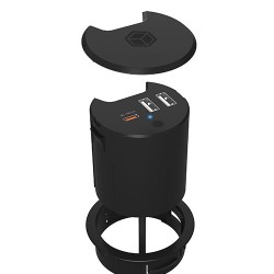 IB-HUB1407 3 Port ładowarka do biurka, 2x USB-A, 1x  USB-C, … | PartsPC.pl