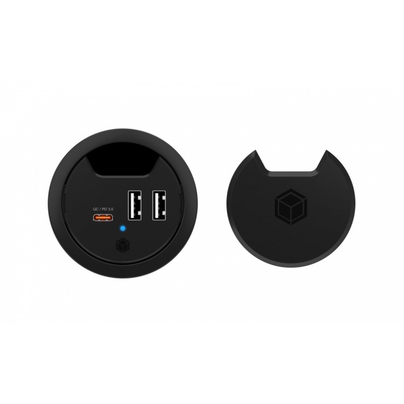 IB-HUB1407 3 Port ładowarka do biurka, 2x USB-A, 1x  USB-C, … | PartsPC.pl