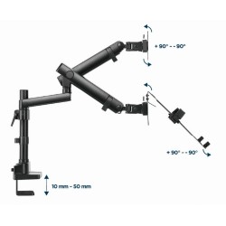 Uchwyt do monitora max 32 cale i laptopa do 15.6 cali | PartsPC.pl