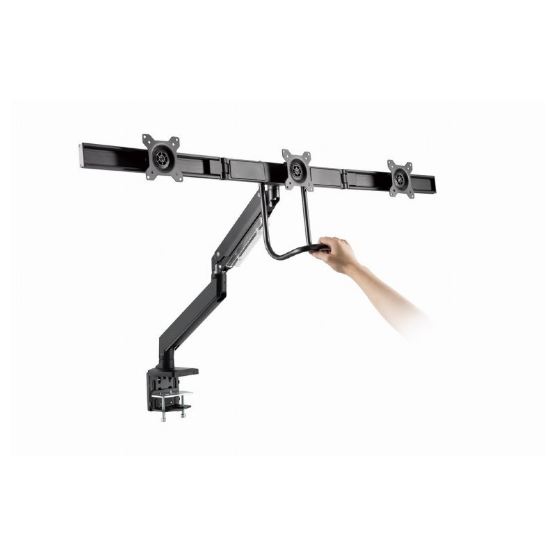 Ramię regulowane na 3 monitory 17 - 27 cali 6kg | PartsPC.pl