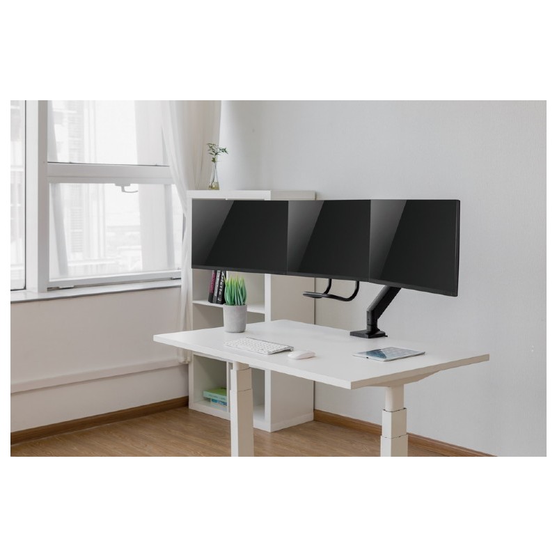 Ramię regulowane na 3 monitory 17 - 27 cali 6kg | PartsPC.pl