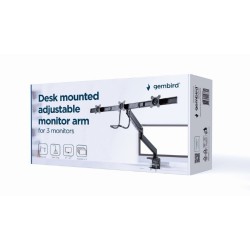 Ramię regulowane na 3 monitory 17 - 27 cali 6kg | PartsPC.pl