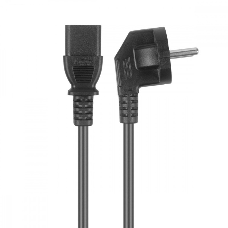 Kabel zasilający 1.8 m IEC C13 VDE | PartsPC.pl