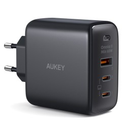 PA-B6T Black Omnia II GaN ładowarka sieciowa 3xUSB (2xUSB C+… | PartsPC.pl