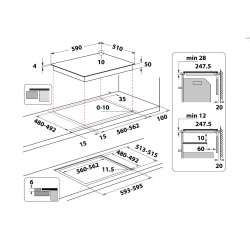 Płyta indukcyjna WLB3360NE | PartsPC.pl