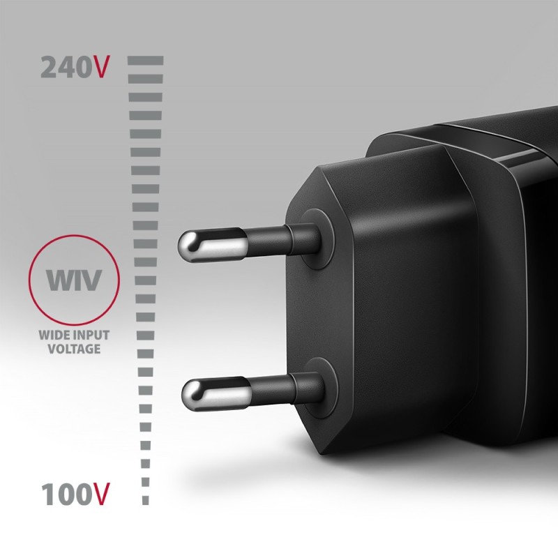 ACU-PQ20 Ładowarka sieciowa 20W, QC3.0/AFC/FCP + PD type-C C… | PartsPC.pl