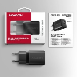 ACU-PQ20 Ładowarka sieciowa 20W, QC3.0/AFC/FCP + PD type-C C… | PartsPC.pl