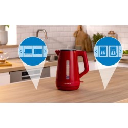 Czajnik 1,7l MyMoment TWK1M124 czerwony | PartsPC.pl