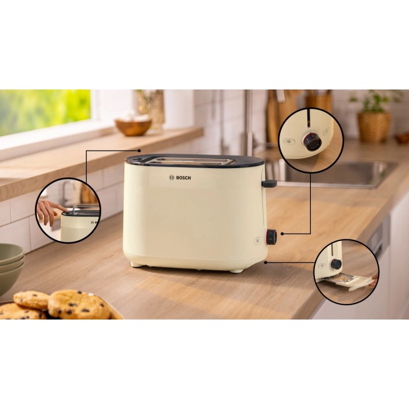 Toster MyMoment TAT2M127 beżowy | PartsPC.pl
