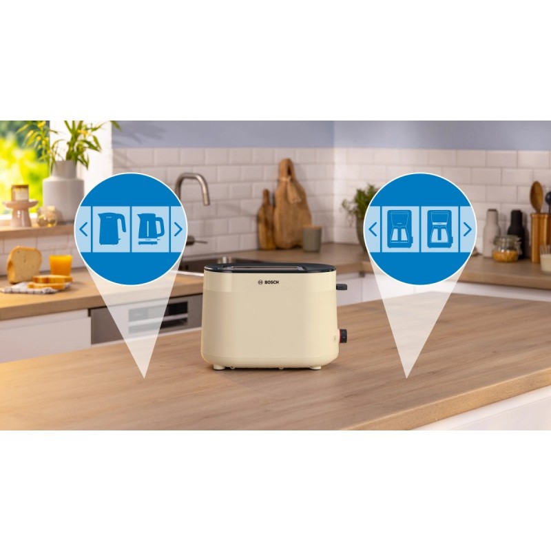 Toster MyMoment TAT2M127 beżowy | PartsPC.pl