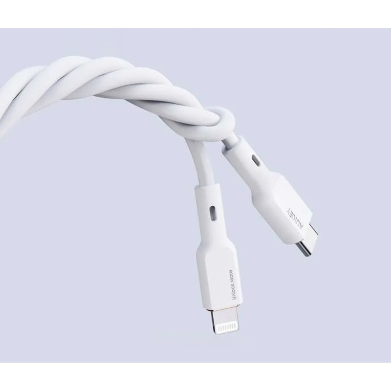 CB-SCL2 White silikonowy kabel Lightning-USB C | USB Power D… | PartsPC.pl