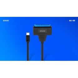 Adapter USB-C 3.1 Gen 1 (M) - SATA (F) do dysków 2.5 cala, A… | PartsPC.pl