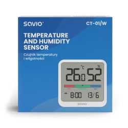 Czujnik temperatury i wilgotności, do użytku wewnętrznego, e… | PartsPC.pl
