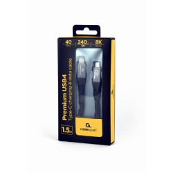 Kabel Premium USB-C Type 4 40 Gbps 240W 1.5M | PartsPC.pl
