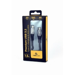 Kabel Premium USB-C 3.2 gen 2 20 Gbps 100W 1.5m PD | PartsPC.pl