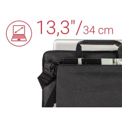 Torba do laptopa Manchester 13,3 cala Czarna | PartsPC.pl