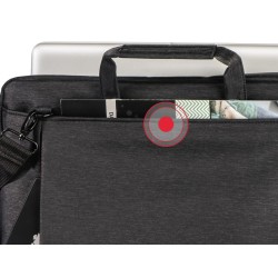 Torba do laptopa Manchester 13,3 cala Czarna | PartsPC.pl