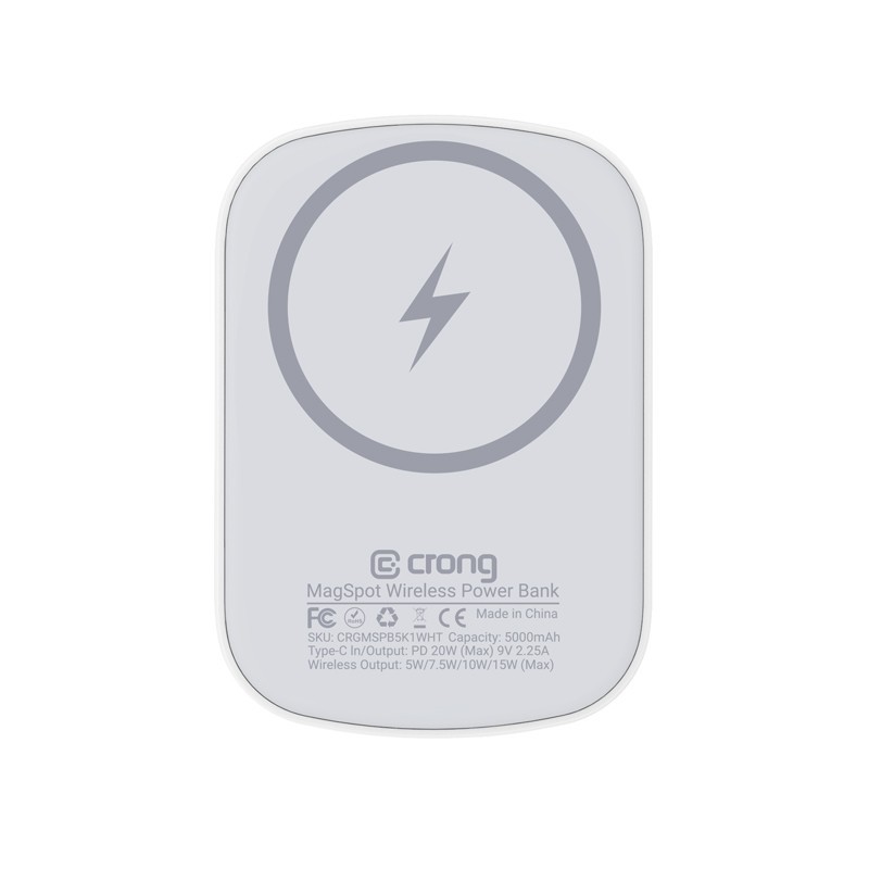 Bezprzewodowy power bank ultra slim MagSpot z MagSafe 5000mA… | PartsPC.pl