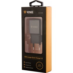 Ładowarka sieciowa USB C 18W 3A Quick Charge 3.0 | PartsPC.pl