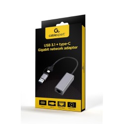 Karta sieciowa USB 3.1 USB-A/USB-C | PartsPC.pl