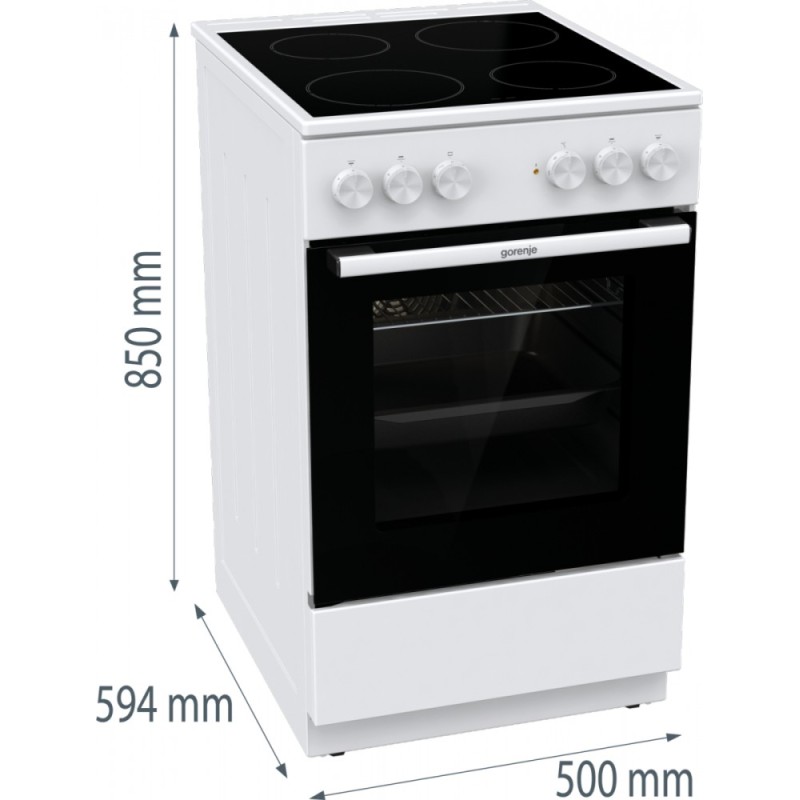 Kuchnia ceramiczna GEC5A41WG | PartsPC.pl