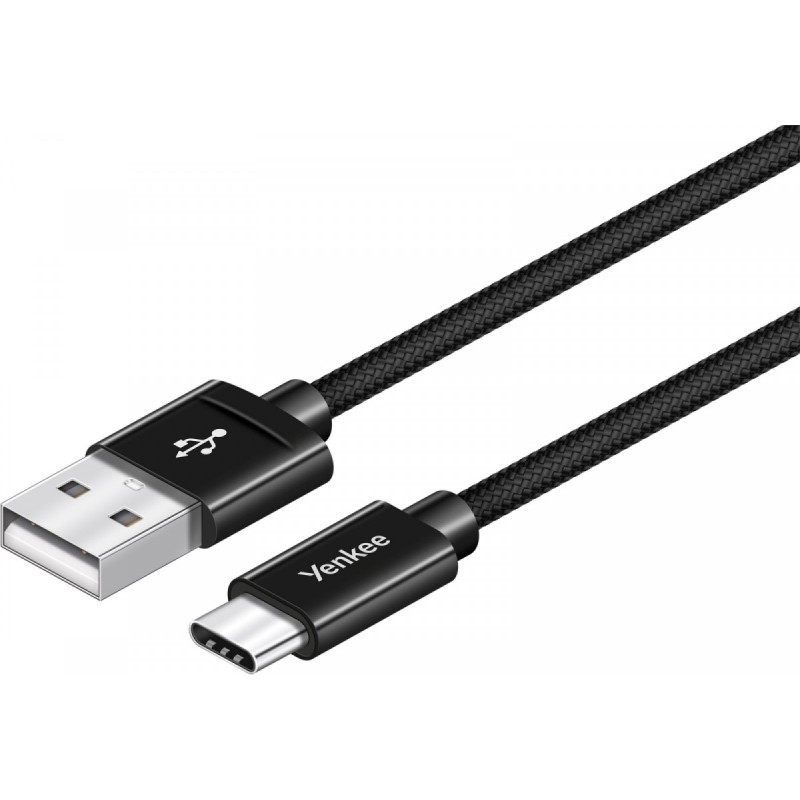 Kabel USB A 2.0 / USB C transfer danych 480Mb/s /3A | PartsPC.pl